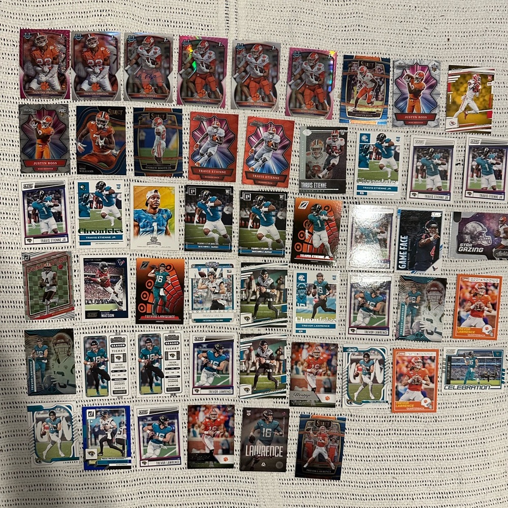 Clemson Tigers Football card Lot